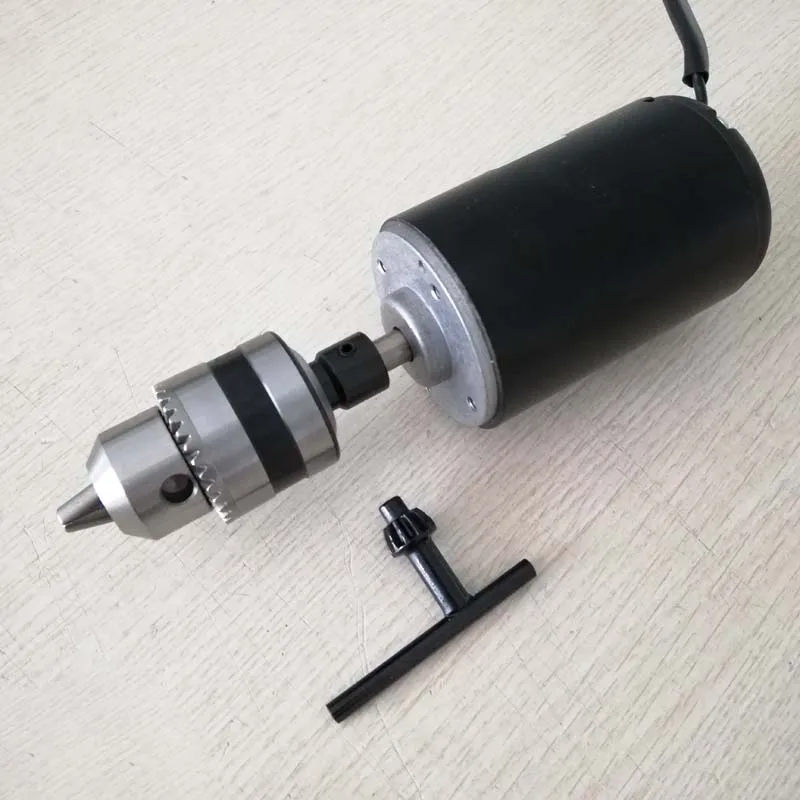 110V 45W Drill chuck 110 в 45 Вт Шпиндельный двигатель шпинделя гравировального станка с воздушным охлаждением ЧПУ шпиндель постоянного тока с ЧПУ гравировальный станок ER11 3,175 мм - Цвет: 110V 45W Drill chuck