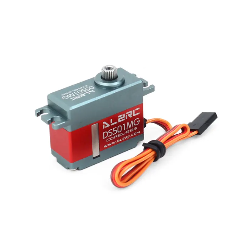 1 шт. ALZRC DS501MG для радиоуправляемого вертолета Средний Цифровой Металлический блокированный руль сервопривод