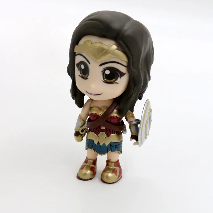 Аниме Лига Справедливости чудо женщина фигурку игрушечные весы с нарисованной