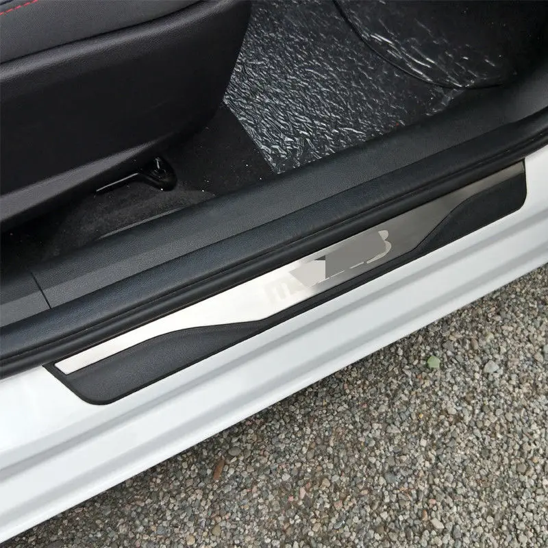 Для Mazda 3 AXELA авто накладка на порог, накладка на педаль, наклейки, аксессуары для стайлинга автомобилей