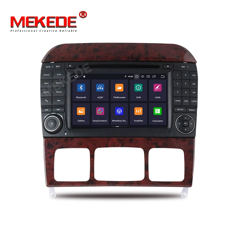 MEKEDE IPS DSP 2Din 7 'ɺndroid 9 0 автомобильный dvd-плеер для Mercedes Benz S-Class W220 W215 S280 S320 S350 S400