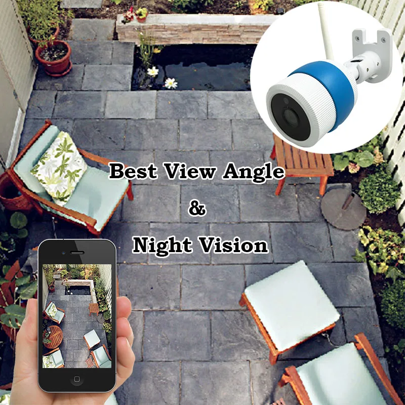 Открытый IP Камера Ночное видение водонепроницаемый IP66 охранных поддержка SD карт