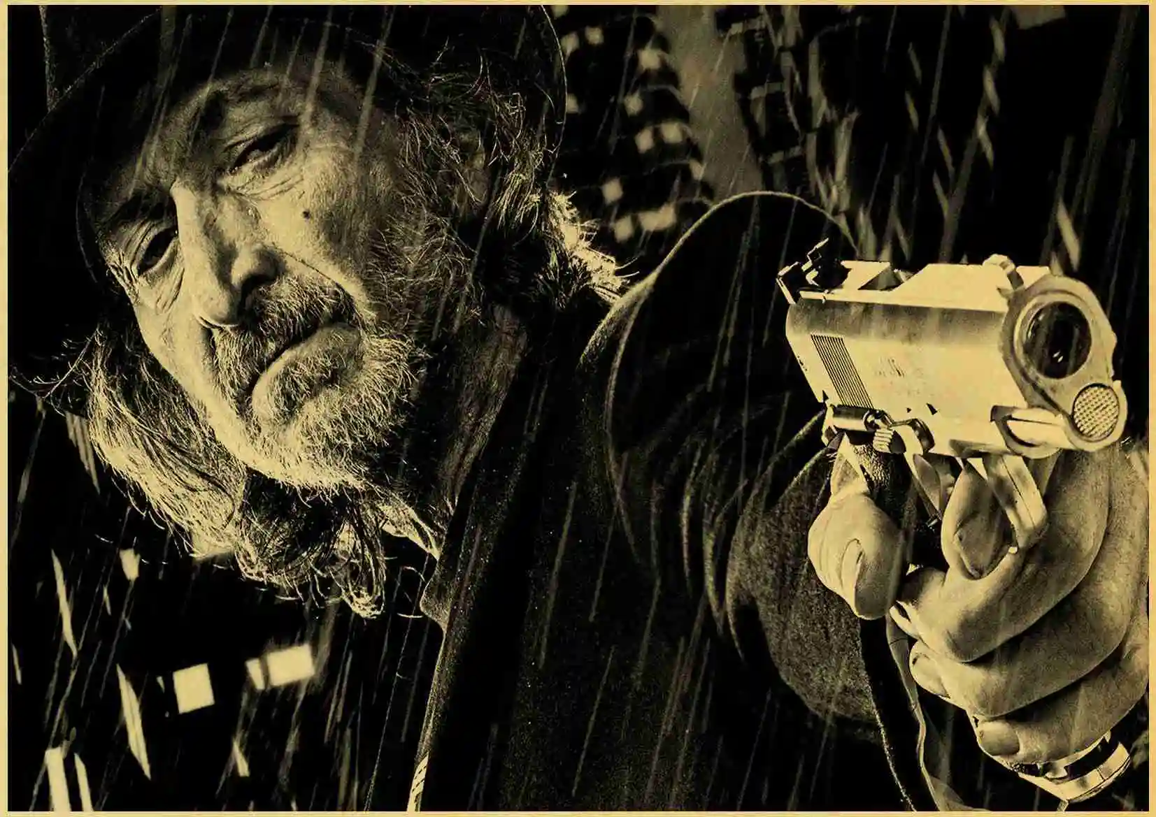 Sin City дама убить для кино Плакаты Винтаж Стиль наклейки на стену крафт Бумага