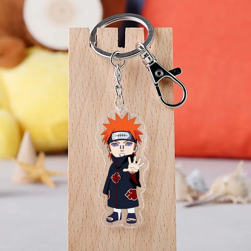 Японский аниме Наруто Pein Akatsuki мультфильм фигурка автомобиля брелок держатель