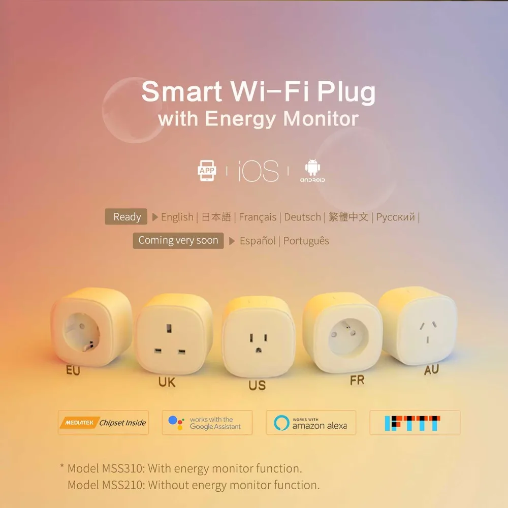Smart WiFi Plug интеллигентный разъемAlexa & Google Assistant IFTTT Yandex Alice поддерживается