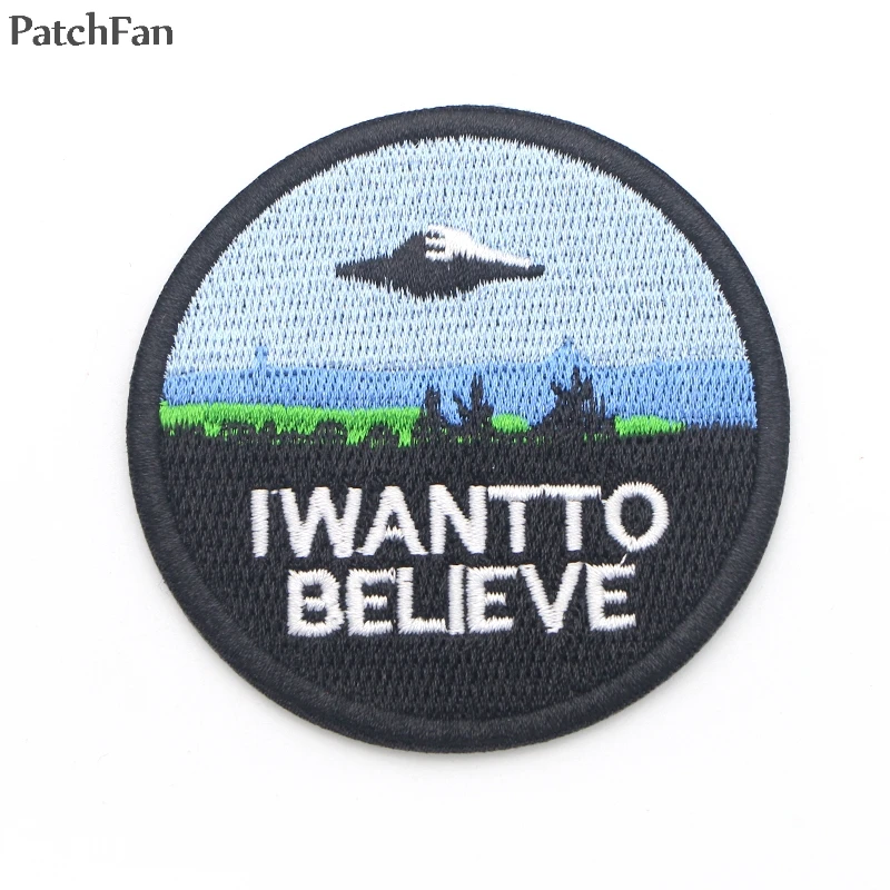 A0240 Patchfan популярный известный Секретные материалы: хочу верить &quotновейшее НЛО
