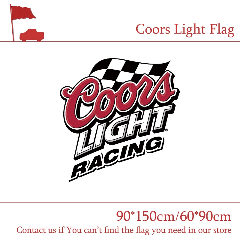 Светлое Пиво Coors спортивные барный флаг белый 3x5ft полиэстер баннер летающие 150*90