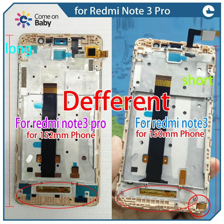 Для Xiaomi Redmi note 3 pro hongmi Note3 100% Новый Лучший ЖК дисплей сенсорный экран дигитайзер с