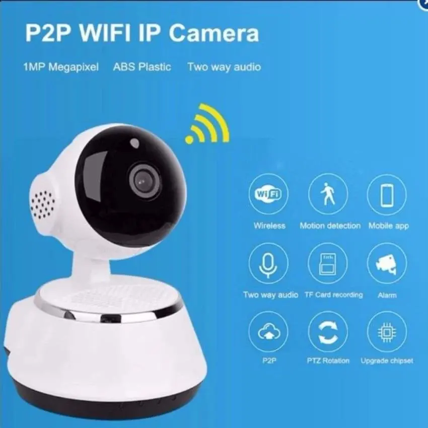 Беспроводная камера видеонаблюдения HD 720P 1 МП Wi Fi IP P2P|remote cam|wifi ipcctv security |