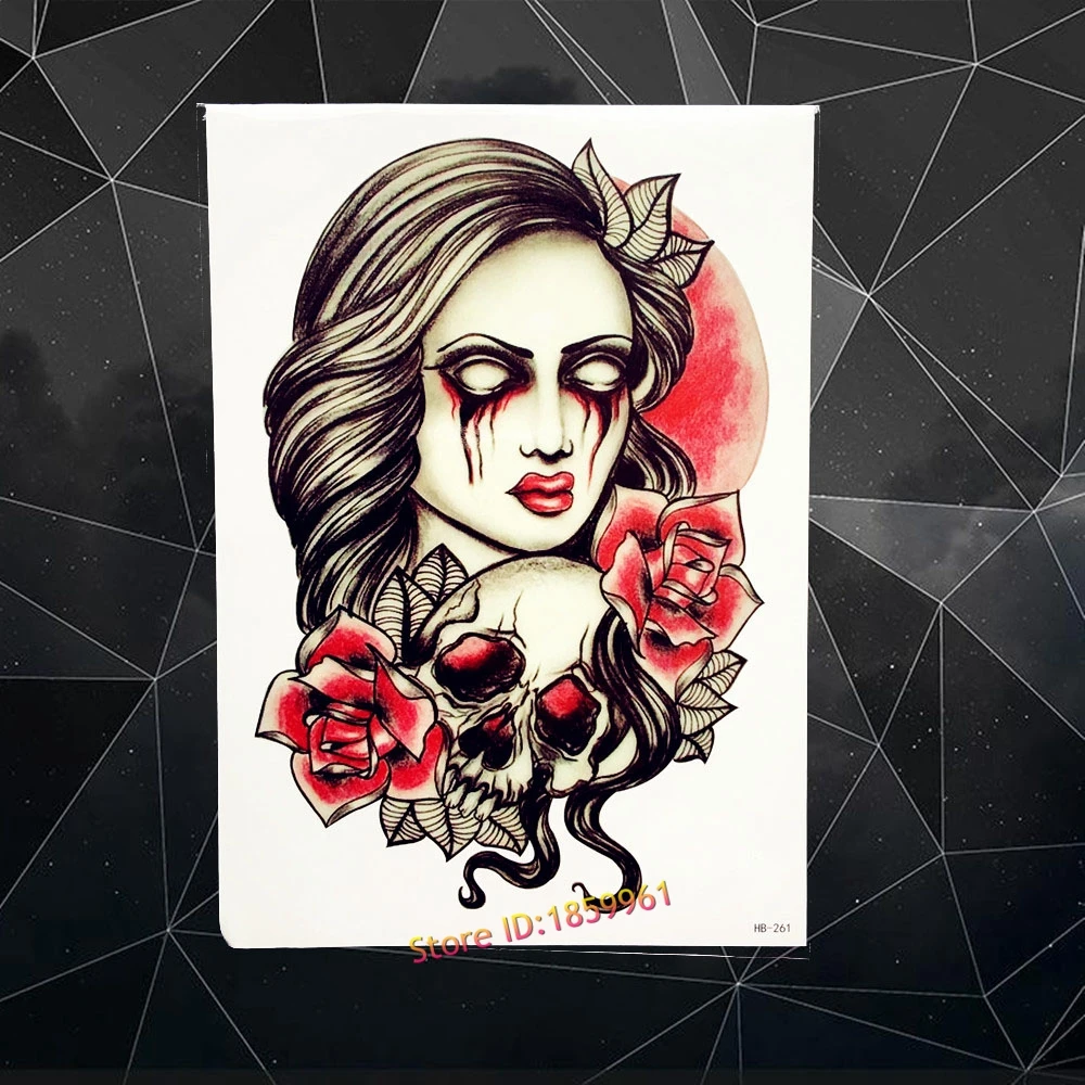 Девичья крови переноса воды временные татуировки женщин Средства ухода за кожей