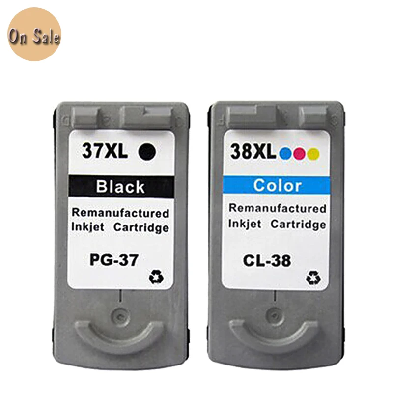 Hisaint для Canon PG37 CL38 женский картридж с чернилами PG 37 CL 38 IP 1800 / 1900 2500 2580 2600 MP 140