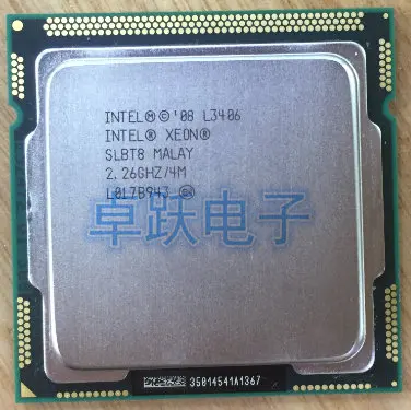 Процессор Intel Xeon L3406 l3406 двухъядерный ЦПУ для настольного компьютера 100% Исправная
