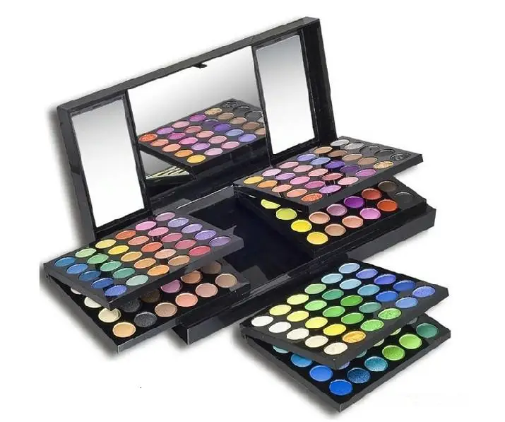 180 Colors Новинка 180 цветов, модный профессиональный макияж, тени для век, сочетание, очаровательное мерцание, матовые тени для век, палитра, красота, косметика, набор - Цвет: 180 Colors
