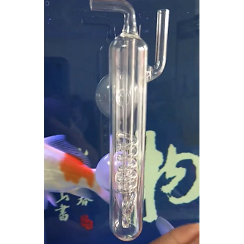 Для стеклянного аквариума bubbler CO2 углекислый газ прямая трубка высокая