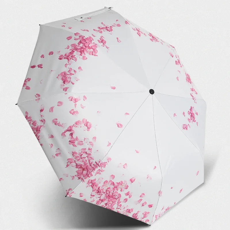 Модный складной зонт с красивой бабочкой 3 дюйма зонтик от дождя и солнца для