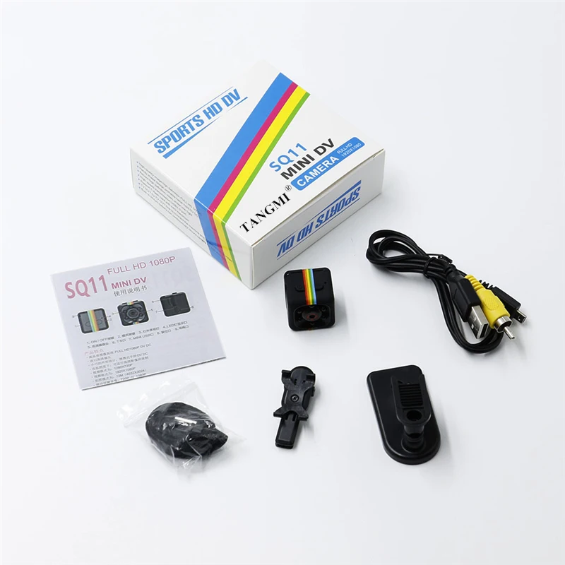Outmix SQ11 Мини камеры 1080 P HD Спорт DV DVR монитор Скрытые SQ 11 видеорегистратор ночного