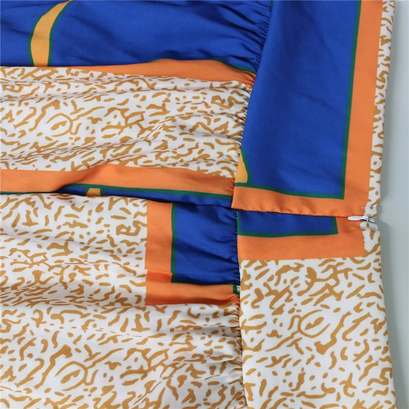 Большие размеры, африканские юбки, одежда 5XL, Анкара, индийская африканская цветная женская летняя и Осенняя мода, бандажная длинная юбка, стиль