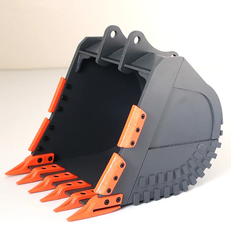 1/12 rc excavator model upgrade accessories metal bucket assembly for 1:12 scale remote control toys hydraulic excavator enlarge