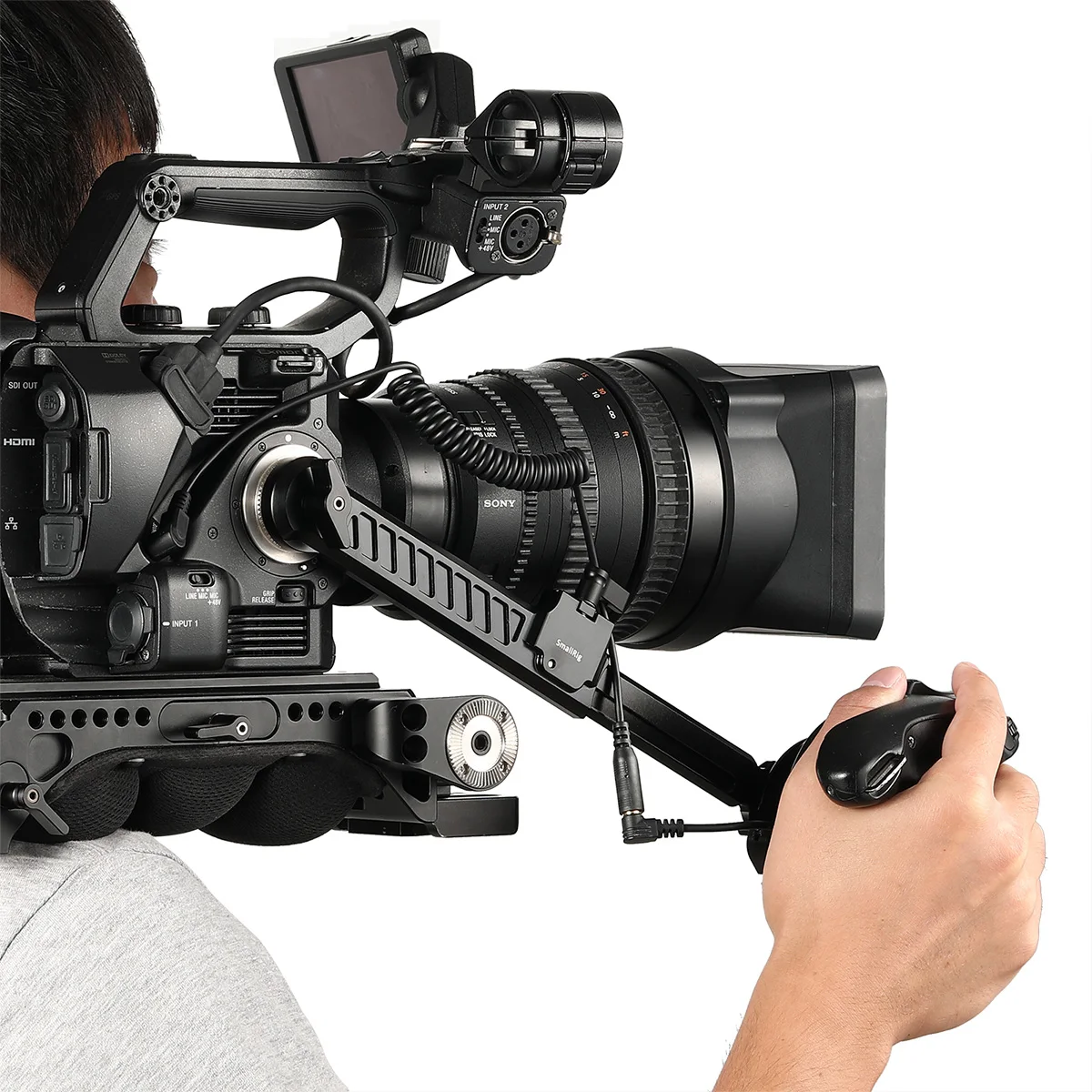 Smallrig Arri rosette + 2 5 мм Lanc удлинитель для Sony fs5 grip адаптер с быстроразъемным