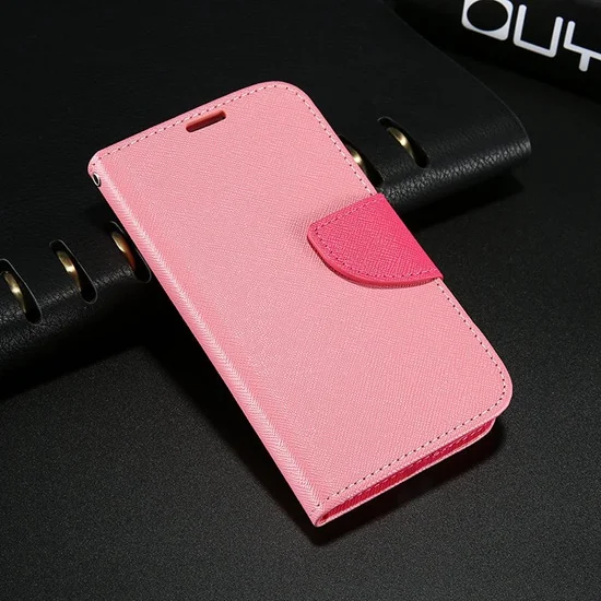 KISSCASE кошелек чехол для телефона для samsung S3 S4 S5 S8 Plus слот для карт кожаные чехлы для samsung S6 S7 Edge Note 3 4 5 8 Capa - Цвет: pink