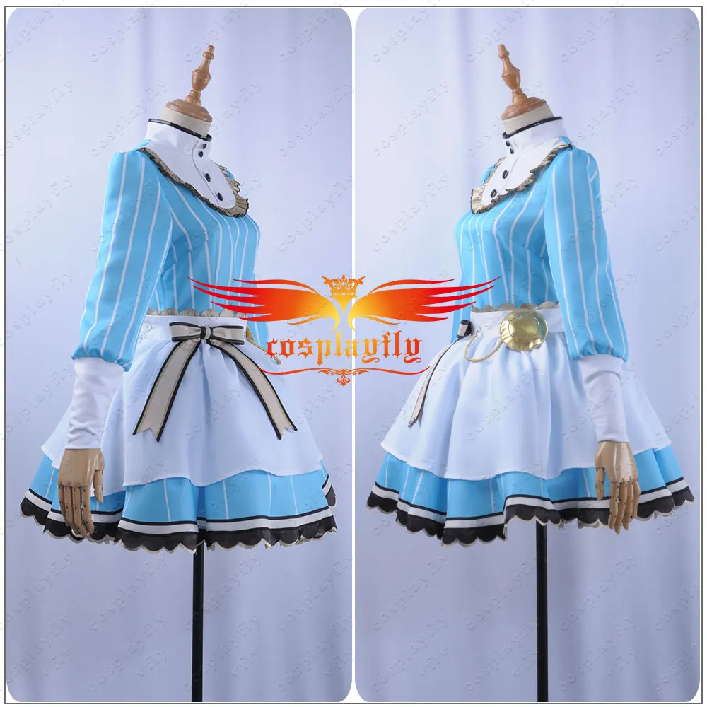 Аниме Love live вечерние чайные костюмы для косплея Ayase Eli костюм горничной синяя юбка
