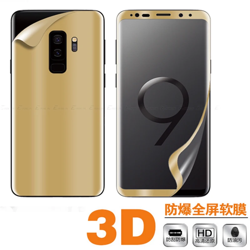 Защитная пленка для экрана PET Samsung Galaxy S8 S9 Plus Note8 Note 9 3D полное покрытие передняя и