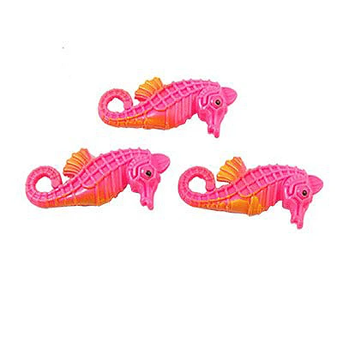 3 шт пластиковые искусственные морские лошади розовые для аквариума|for fishing|pink