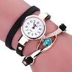 Брендовые Модные Винтажные часы-браслет из коровьей кожи, женские наручные часы, кварцевые часы Relogio Feminino