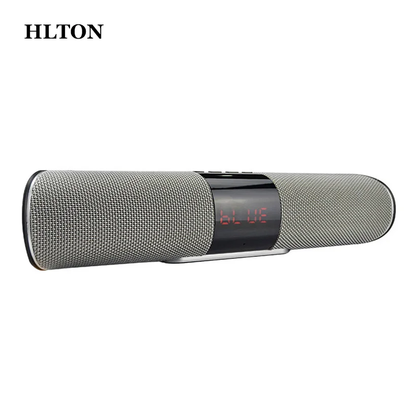 HLTON Портативный HIFI беспроводной Bluetooth динамик громкой связи Стерео FM AUX TF карта