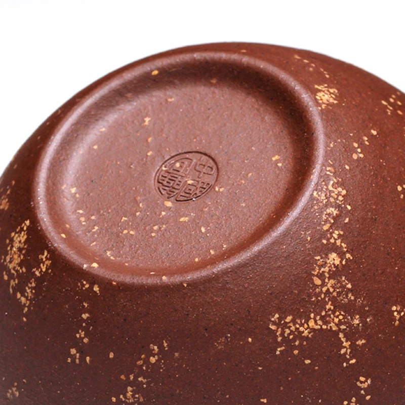 110cc высокоемкая аутентичная Исин чайная чашка фиолетовая глина все ручная работа