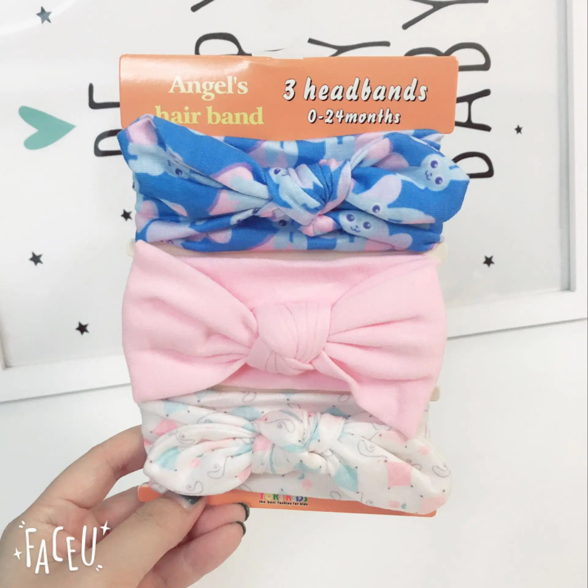 baby headband 05 3 шт./компл. Одежда для новорожденных девочек эластичный волосы группы детей смешивать стили горошек вязанный головной убор цветок чалма с бантиком детские украшения для волос - Цвет: baby headband 05