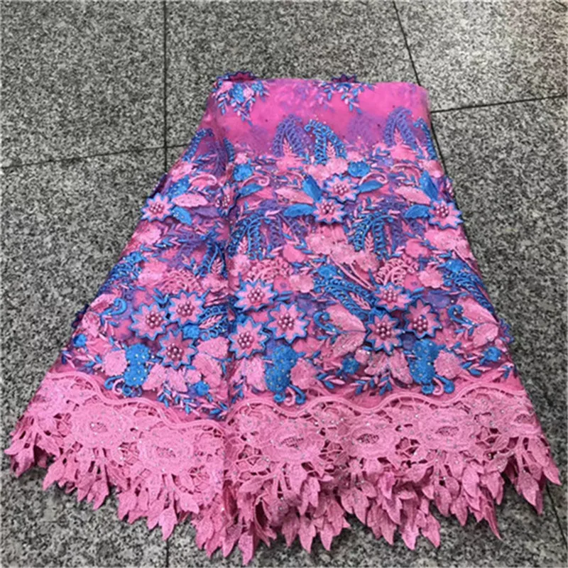 2018 новый дизайн африканские гипюровые кружева высококачественные нигерийские