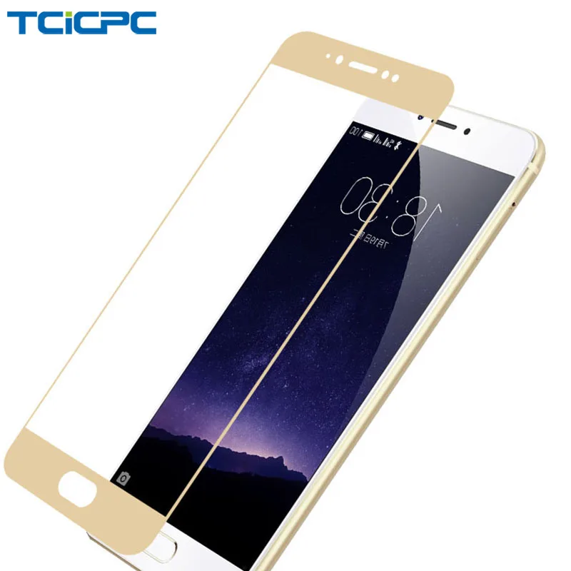 TCICPC Стекло для Meizu MX6 закаленное 9 H 2.5D HD Ясно полное покрытие защитной MX 6 экран