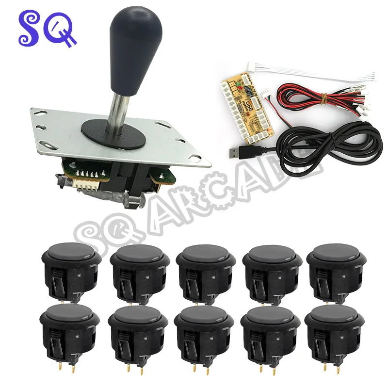 Raspberry pi/контроллер ПК с sanwa Кнопки и джойстик, USB к Jamma аркадные игры, одного игрока Multicade клавиатуры