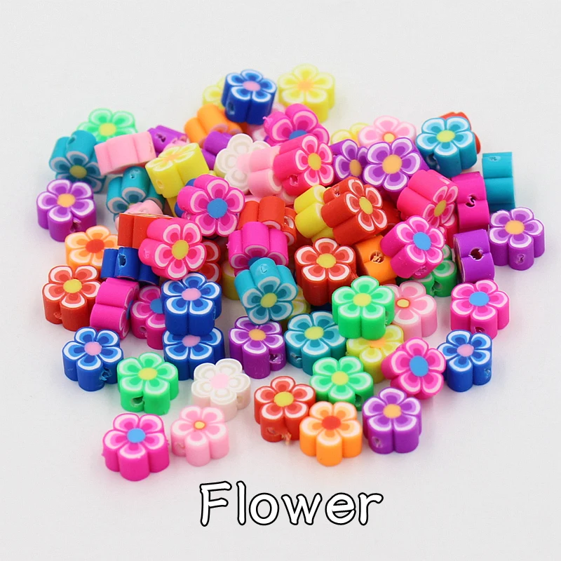 Смешанные заказы 50 шт./упак.) Fimo игровое тесто бусины фруктов, животных, квадратная форма Полимерная глина Spacer Бусины для браслетов или бус своими руками аксессуары
