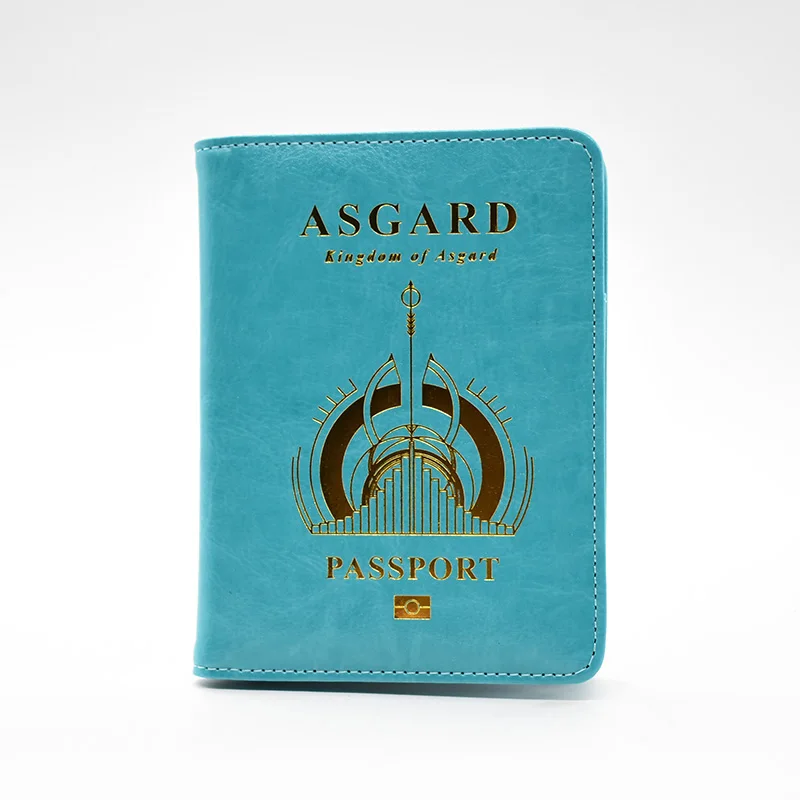 DIKEDAKU популярный Asgard Rfid Держатель для паспорта унисекс приятный Pu кожаный