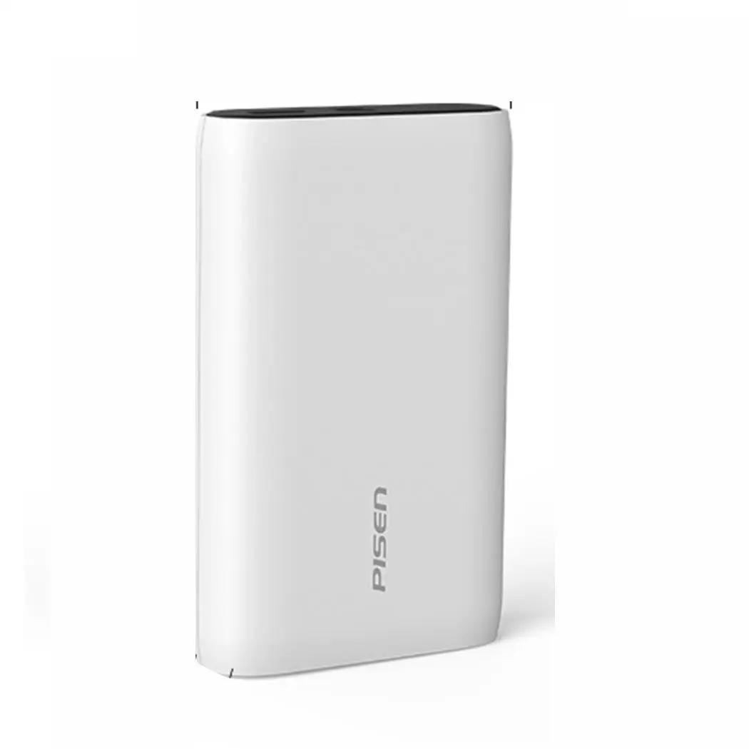 10000 mAh power Bank с светодиодный индикатором 18650 портативный внешний аккумулятор USB