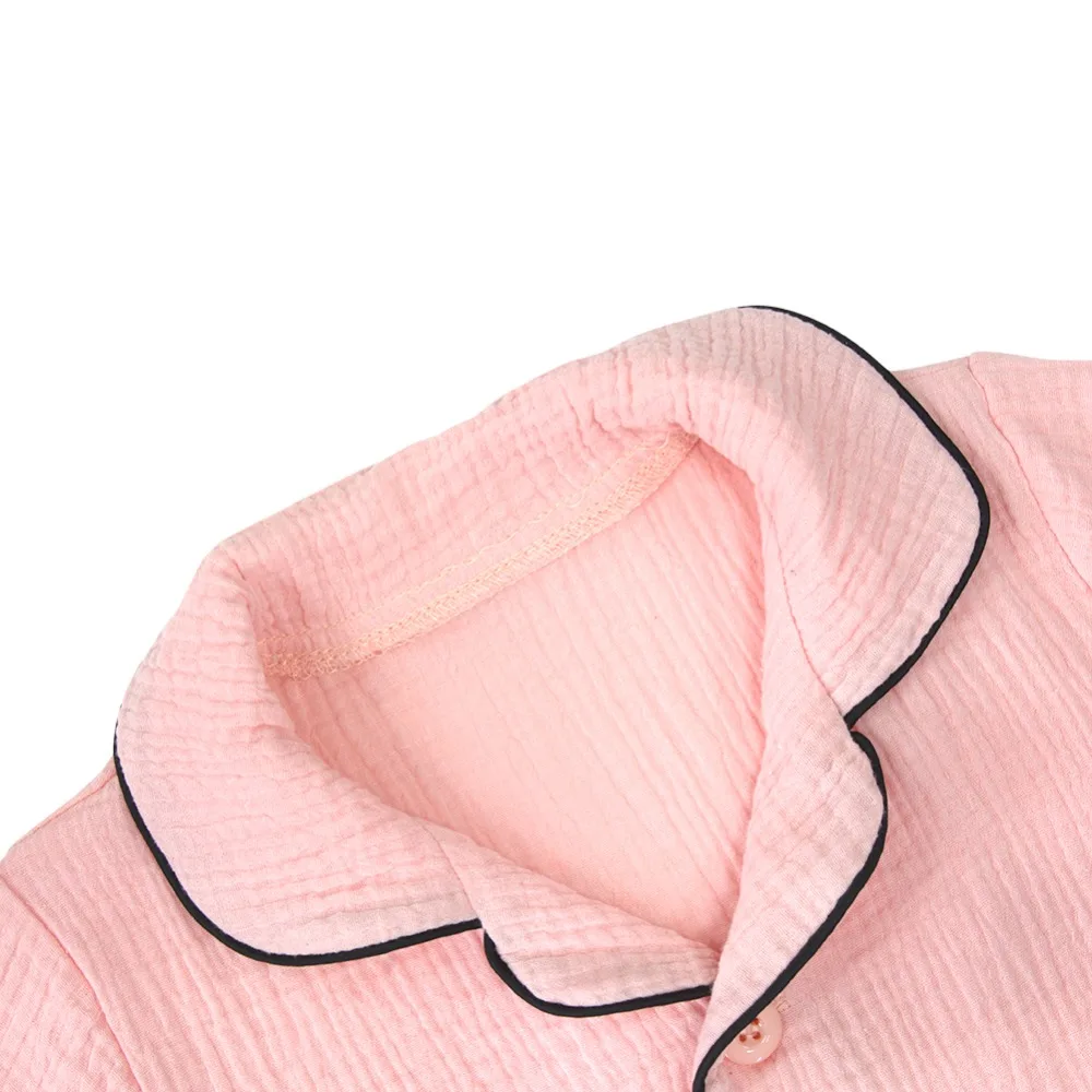 Детская Пижама KISBINI однотонная хлопковая футболка и шорты для мальчиков девочек