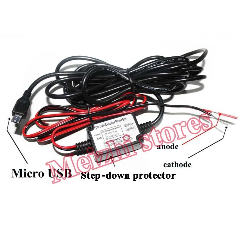 Micro USB автомобильный жесткий провод комплект для Mini 0803 и 0805 0806 другая камера