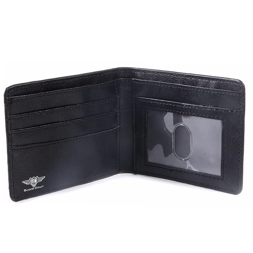 Мужской кошелек из искусственной кожи с логотипом The Walking Dead двойной английским