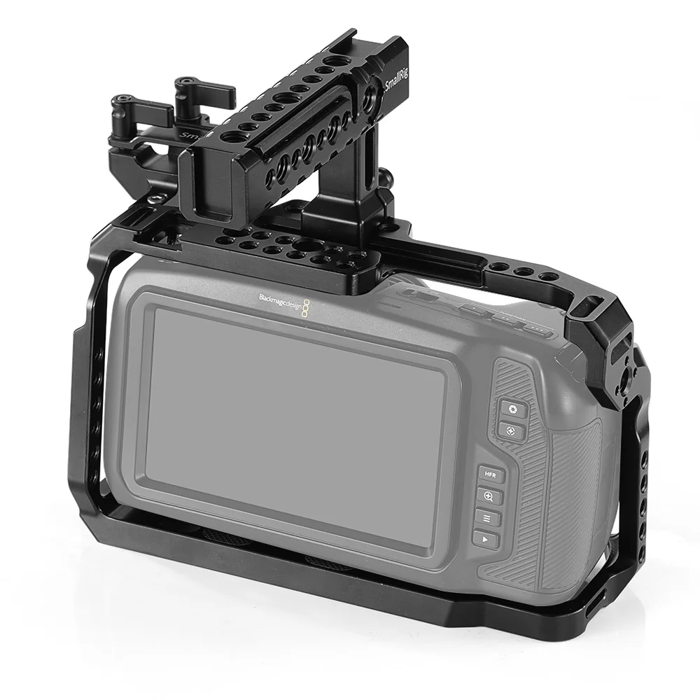 SmallRig BMPCC 4 K клетка комплект для Blackmagic Дизайн Карманный кинотеатр камера 4 K BMPCC 4 K/BMPCC 6K поставляется с ручкой Nato SSD крепление