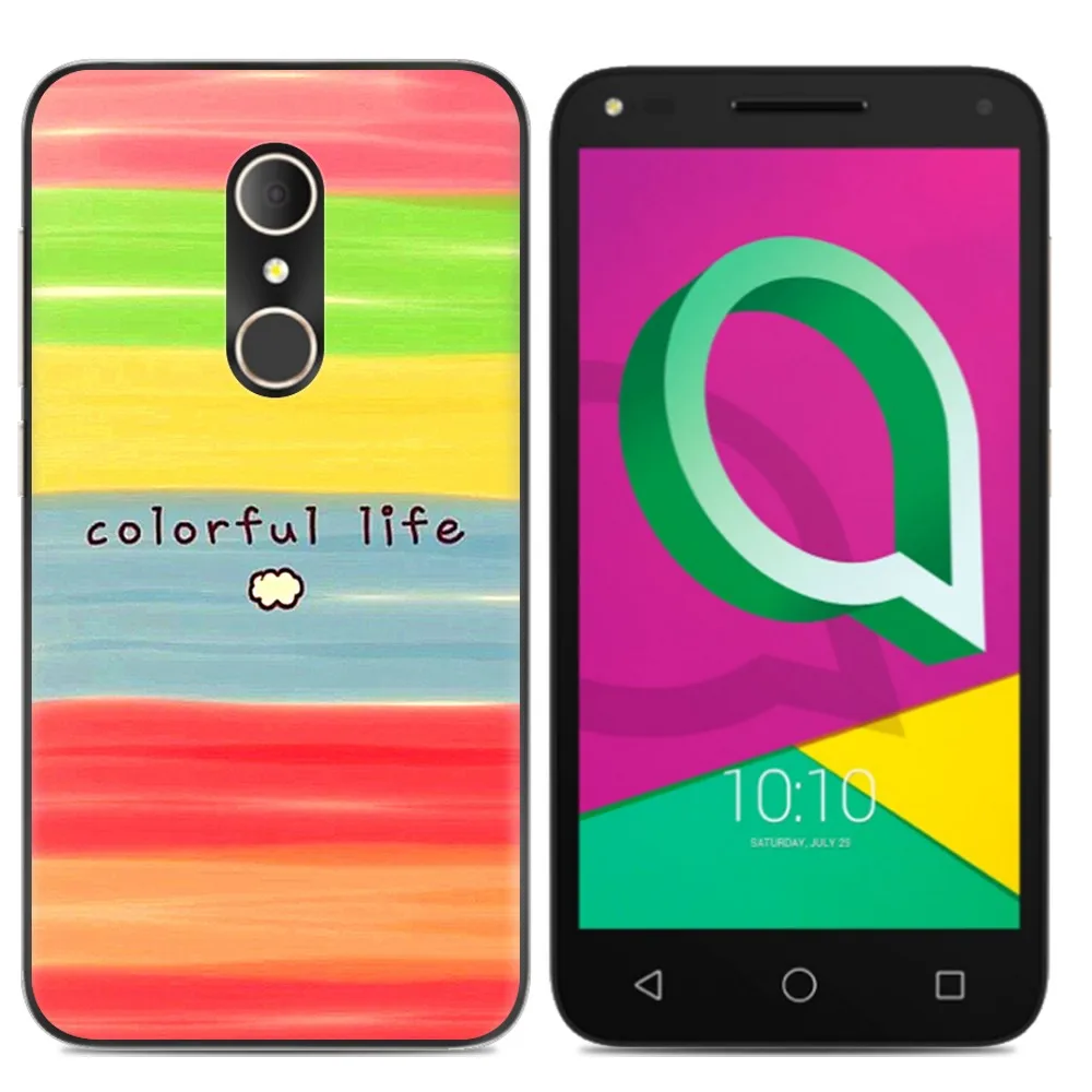Новое поступление чехол для телефона Alcatel U5 Plus модный дизайн художественный