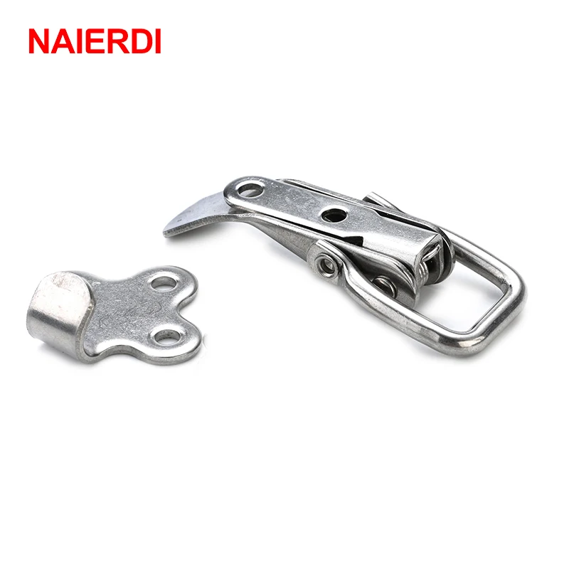 Пружинная защелка из нержавеющей стали 304 4 шт. замок с защелкой для шкафа