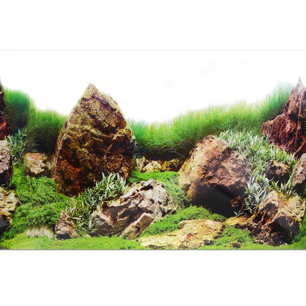 Декоративный плакат для аквариума двусторонний ПВХ|decoration fish tank|aquarium backgroundfish tank