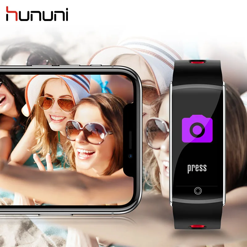 Hununi F10C умный Браслет reloj inteligente носимые устройства трекер физической активности