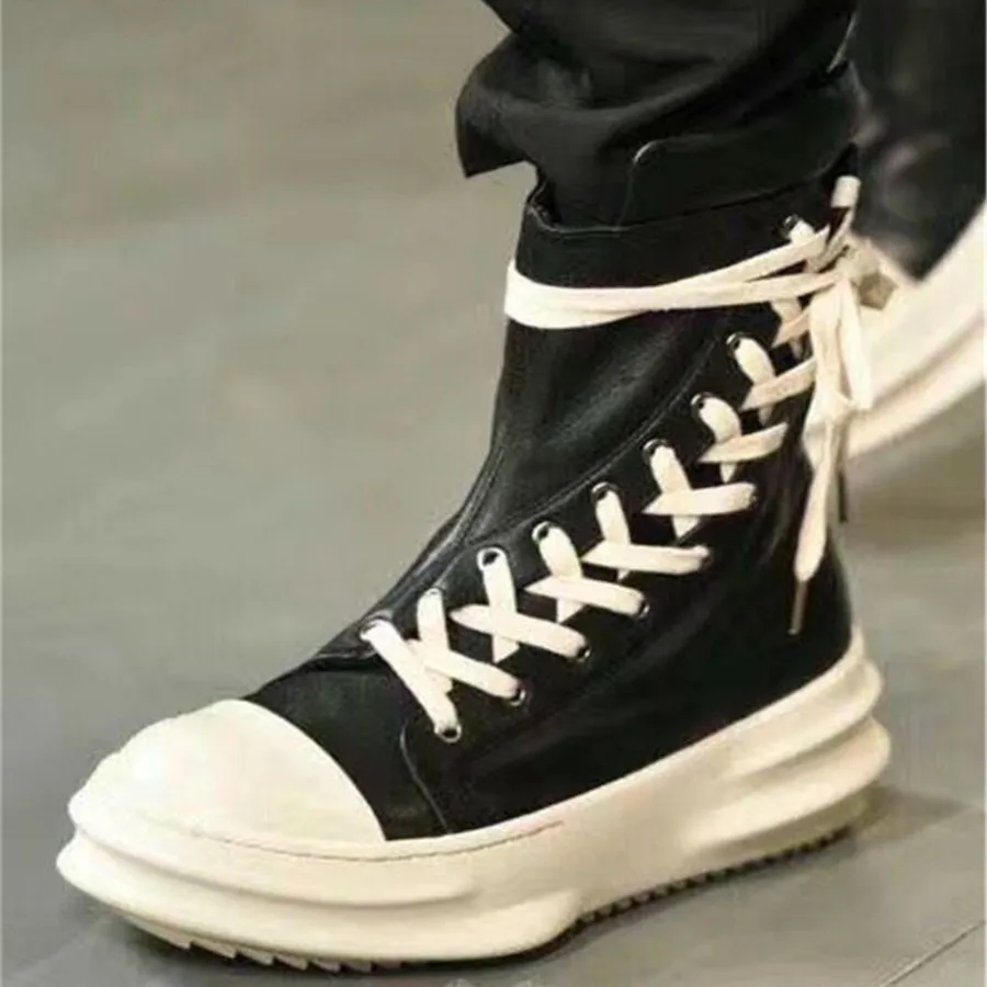 Новинка 2017 года зимние высокие сапоги из воловьей кожи с высоким берцем на