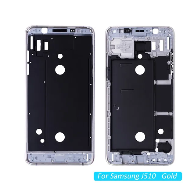 For Samsung J510 Средняя рамка средняя часть корпуса Крышка батарейного отсека Ремонт для samsung Galaxy J105 G355H J3 J5 J106 J200 J327 J510 J530 N910F Корпус чехол - Цвет: For Samsung J510