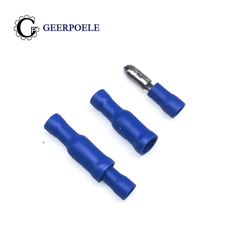 

20 pais/lot MPD (FRD)2-156 Bullet Male And Female Blue 15A Splice Terminals Wiring Plug Connector Cosse Electric Sertir