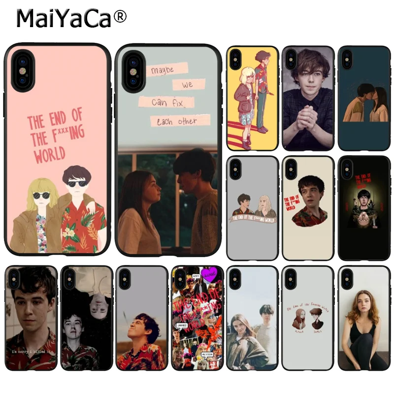 MaiYaCa The End of the Fing World окрашенный мягкий чехол для телефона для Apple iPhone 5 5S SE 6 6S 7 8 Plus X XS MAX XR мобильных телефонов