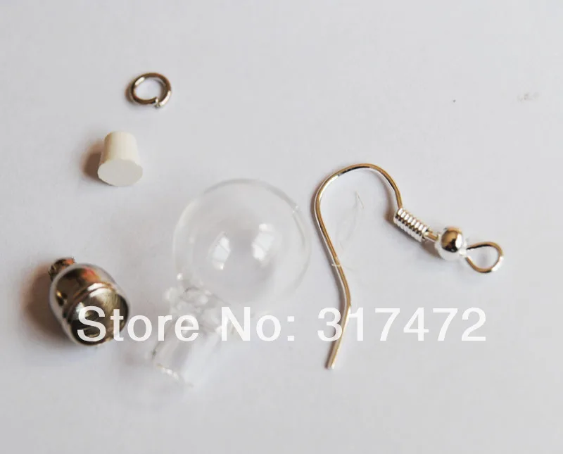 Один париж/партия маленькая стеклянная бутылка флакон подвесные инструменты